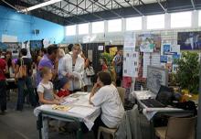 Installation du stand du forum des associations