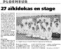 article presse stage Jaff RAJI 8 et 9 mars 2003