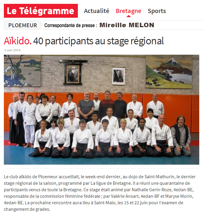 telegramme 6 Juin 2014