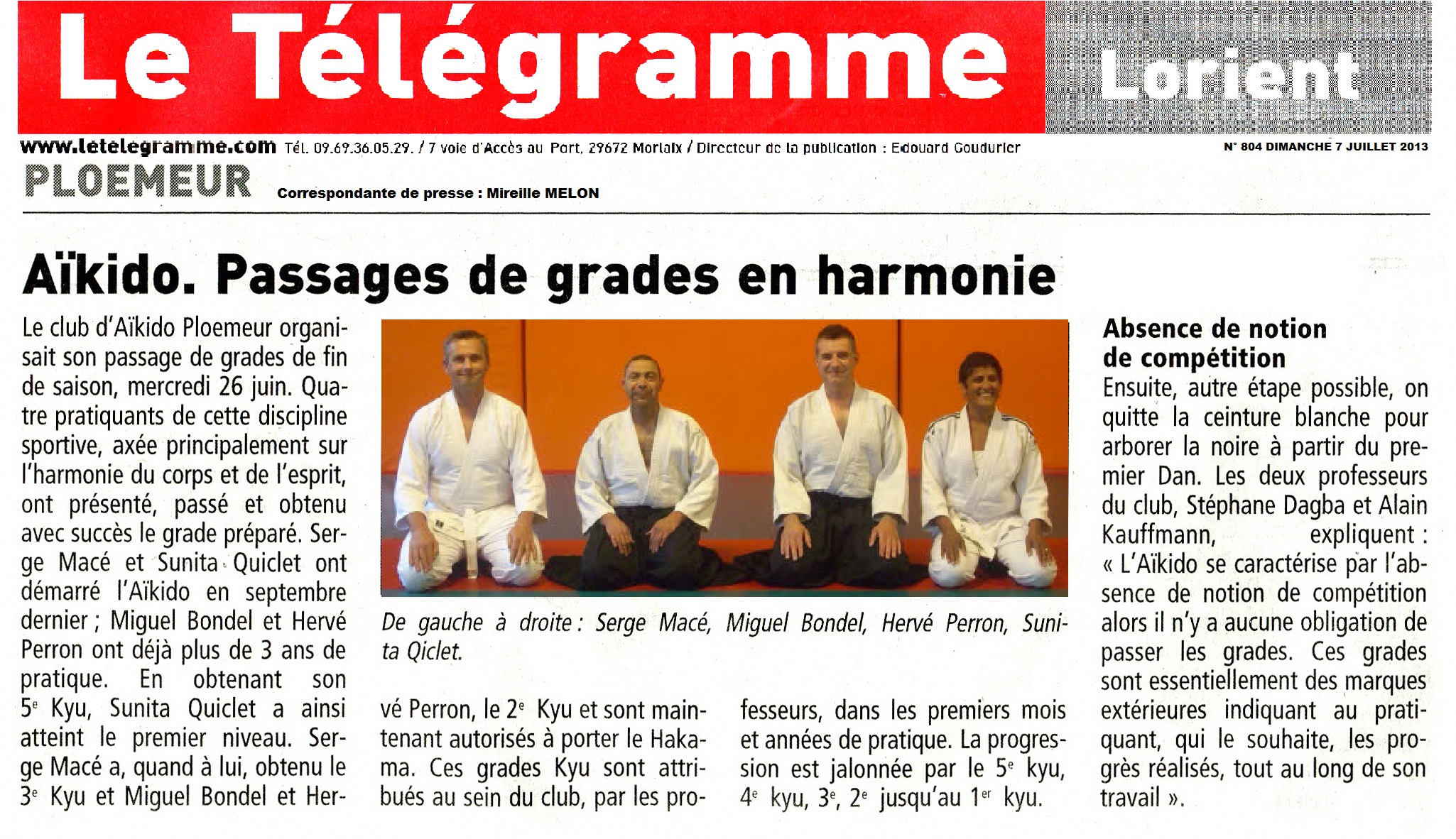 article telegramme dimanche 7 juillet 2013 20130708 1964260511
